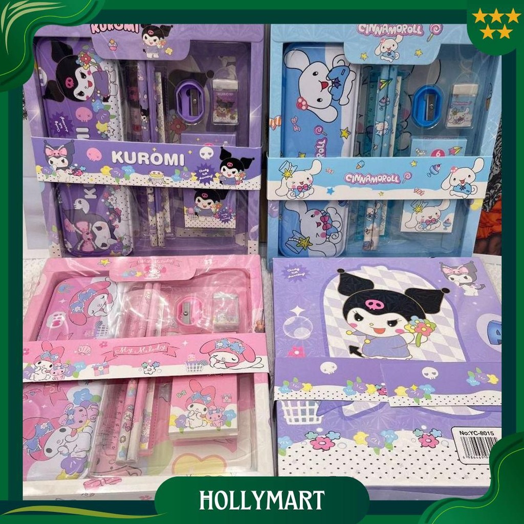

Set Alat Tulis Anak Yoyo 8015 Motif Spiderman Cars Frozen Hellokitty Cod