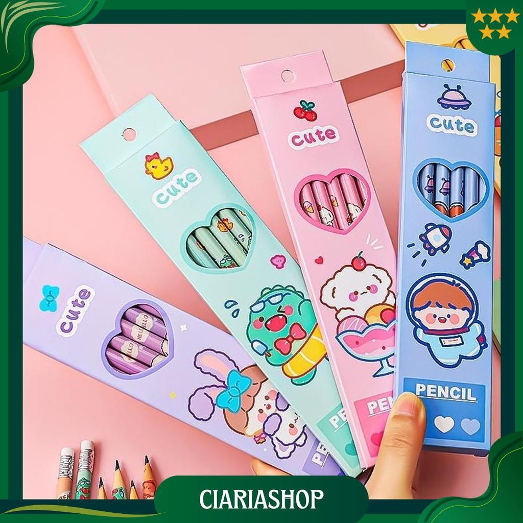 

Gratis Ongkir - S5670 Pensil Set Pack Cute / Pensil Set Alat Tulis Sekolah Anak / Pensil Set Alat Tulis Sekolah / Pensil Anak Cod