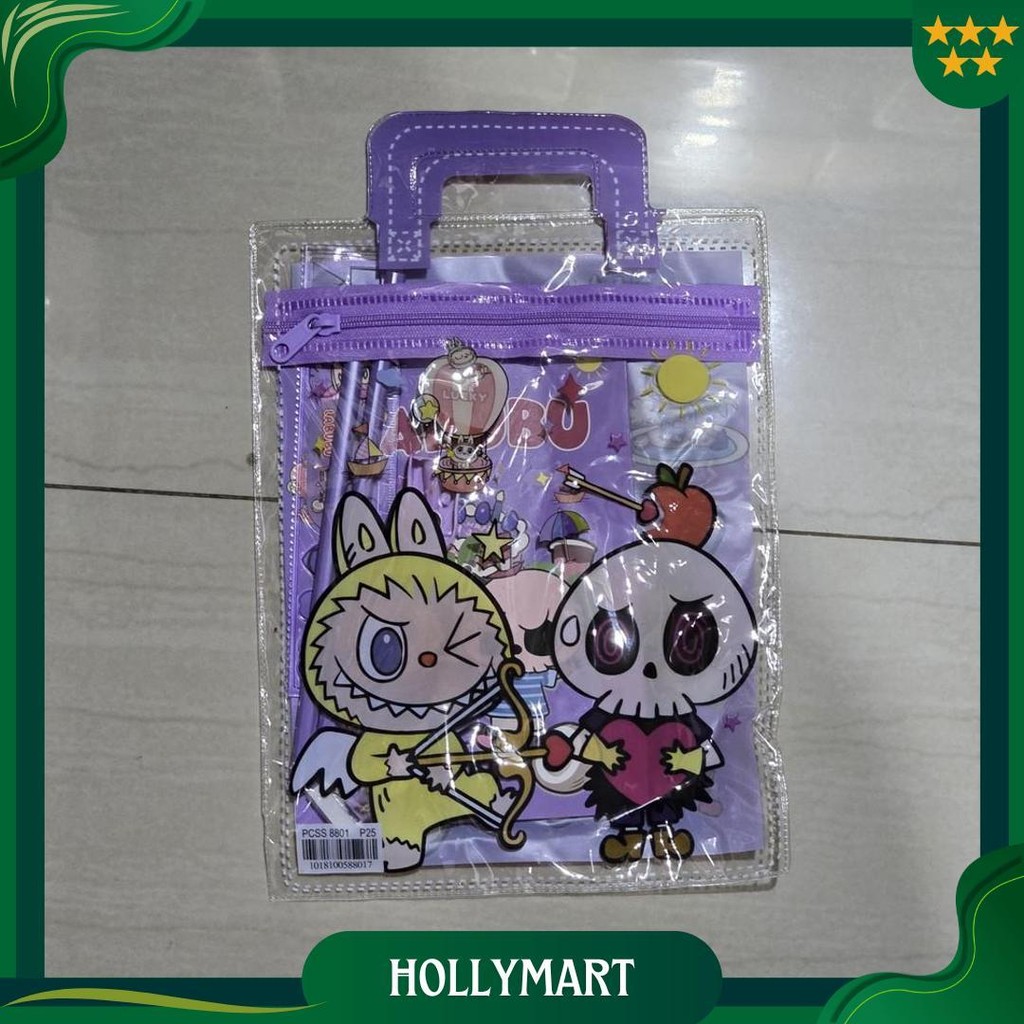 

Alat Tulis Set 6 In 1 Karakter Labubu Murah Lucu Pouch Set Stationery Hadiah Anak - Gg0351 Promo