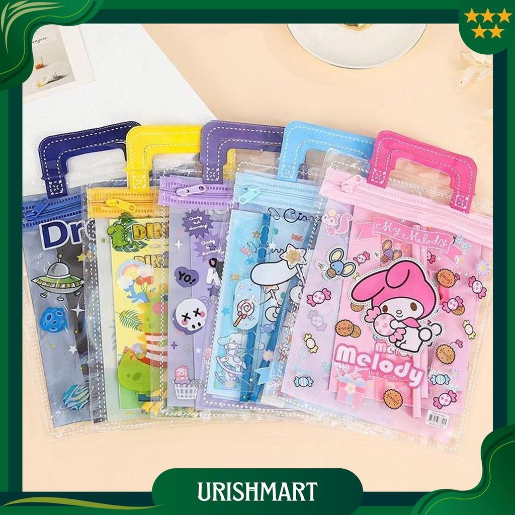 

Mikado - Kp202 Alat Tulis Satu Set 6 In 1 Set Stationary Sekolah Karakter Kartun Kuromi Murah Lucu Pouch Hadiah Anak Sanrio Promo