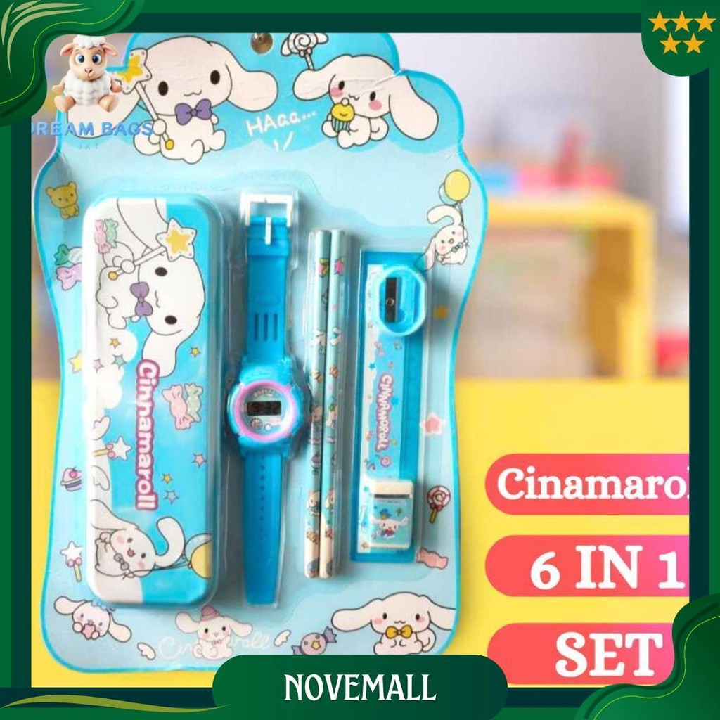 

Dream Bags Studen Set Sansiro 6 In 1 Alat Tulis Sekolah Kuromi Terbaru Sanrio Gratis Ongkir