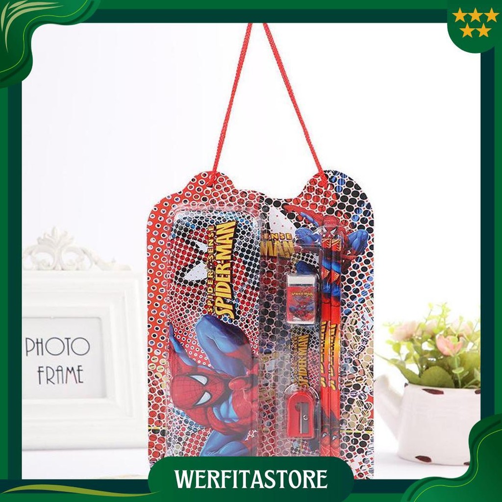 

Alat Tulis Kotak Pensil Paket Lengkap Untuk Menulis 1 Set Isi 6 Pc Sale