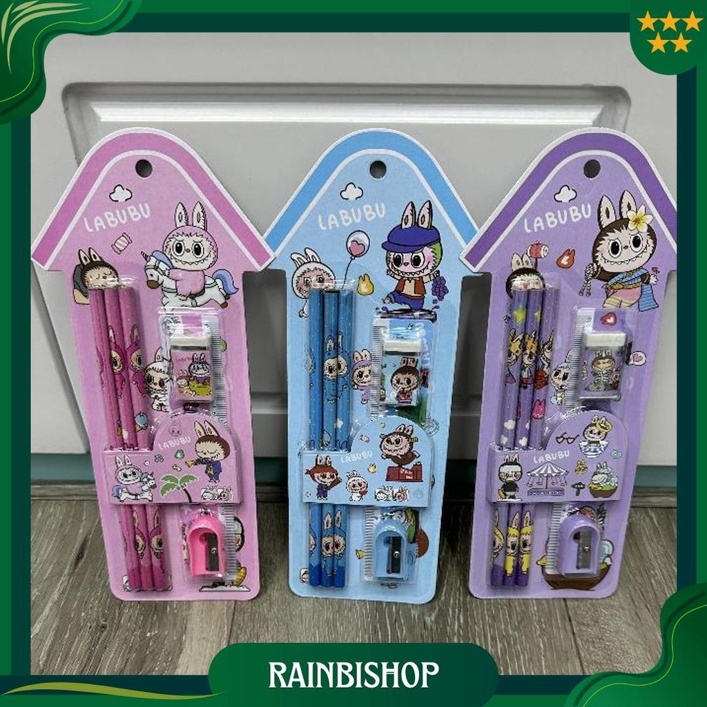 

Alat Tulis Set 6 In 1 Labubu K*R*M* Murah Lucu Pouch Set Stationery Hadiah Anak S*Nr* - Gg0351 Sale