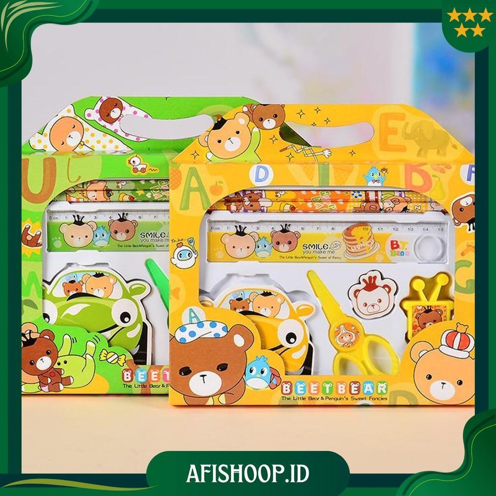 

Paket Alat Tulis Set 7In1Stationery Set Study Set Anak Karakter Set Alat Tulis Anak Tk Ori