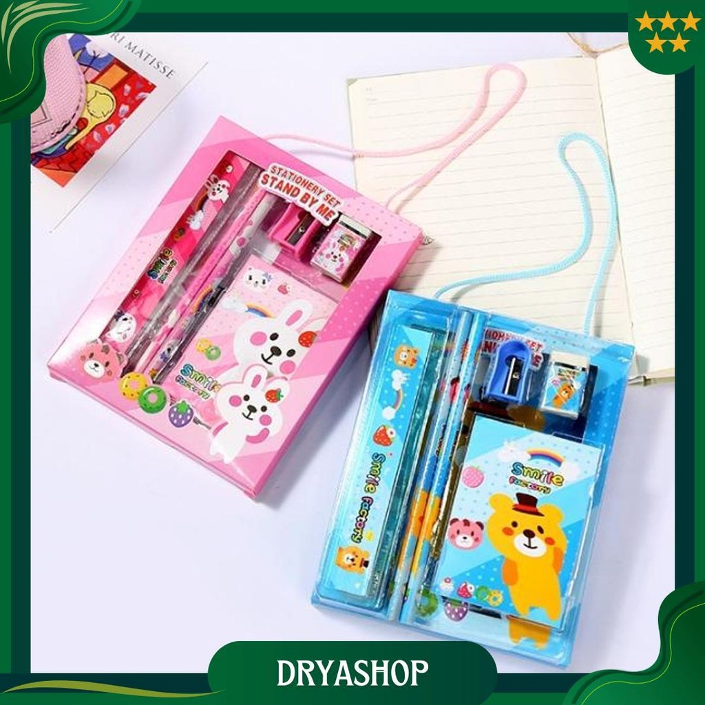 

Sao - S5994 Alat Tulis Karakter / Set Alat Tulis 6 In 1 / Paket Perlengkapan Alat Tulis / Souvenir Hampers Anak Sekolah Cod