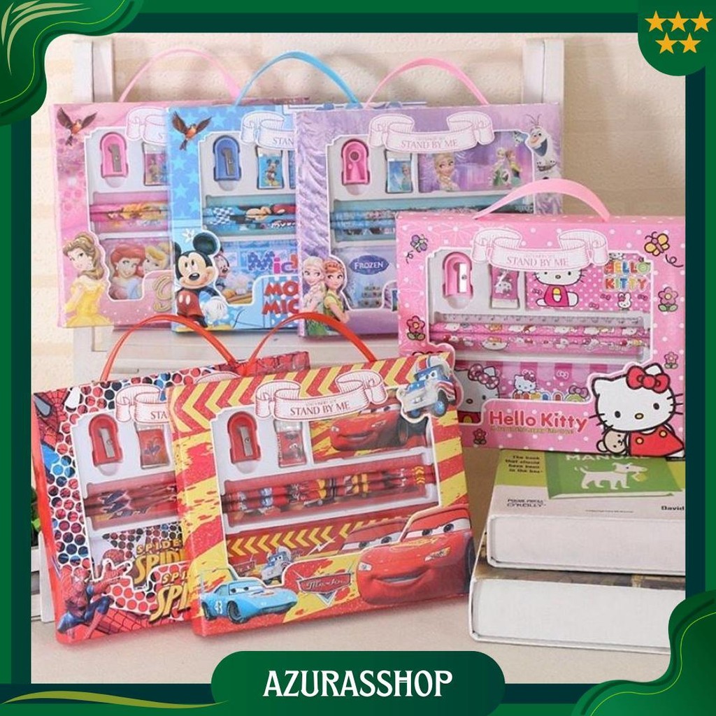 

Stationary Set Karakter 7 In 1 / Alat Tulis Set Karakter 7In1 Yoyo 8002A 8002 Sale
