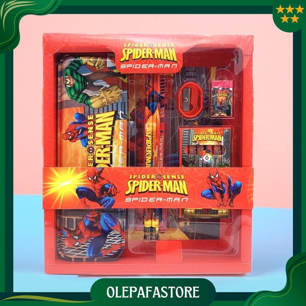 

Alat Tulis Set Paket Komplit 7 In 1 / Stationery Complete Lengkap / Kotak Pensil Anak / Souvenir Hadiah Kado / Sekolah Karakter Kartun Lucu Animal Hewan / Perlengkapan Tulis / Tempat Pensil Promo 4.4