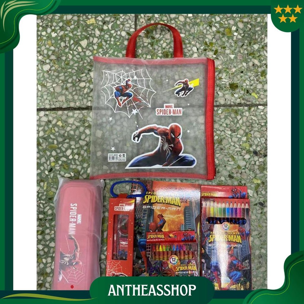 

[Juallaris.Id](Ktps.11)Kotak Pensil Sett / Study Set Stationery Set Alat Tulis Sekolah Anak Set Atk Motif Promo 4.4