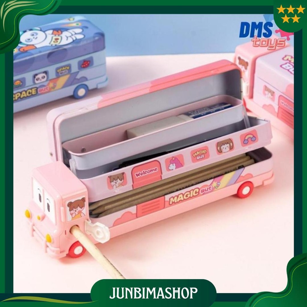 

Tempat Pensil Bus Tayo Kaleng Set Susun Karakter Lucu Dms.Toys Sale