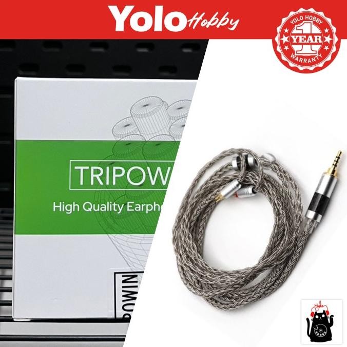 Tripowin zonie 16 core upgraded silver plated cable 2 pin