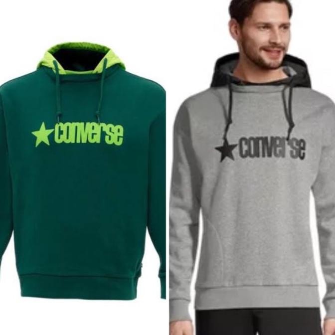 Sale Original Sale 70% Jaket Hoodie Converse Men 19968 Grey/Green