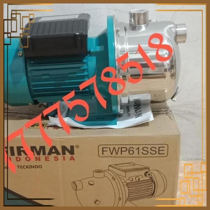 [SJT] POMPA AIR SEMI JET STAINLESS STEEL FIRMAN FWP 61 SS