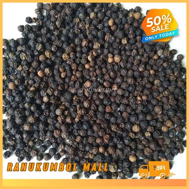 

500GR BIJI LADA HITAM MERICA HITAM LADA HITAM UTUH RANU KUMBOL MALL TERJAMIN BEST!!