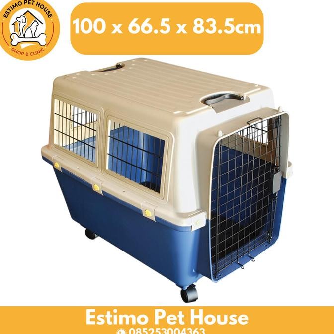 Kennel Box Pet Crate Cargo Travelling Anjing Besar XL KN 705
