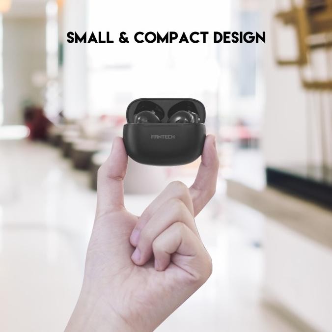 TWS TRUE WIRELESS BLUETOOTH FANTECH MITHRIL TX1 LITE IPX5 EARPHONE EARBUDS HEADSET 2807T
