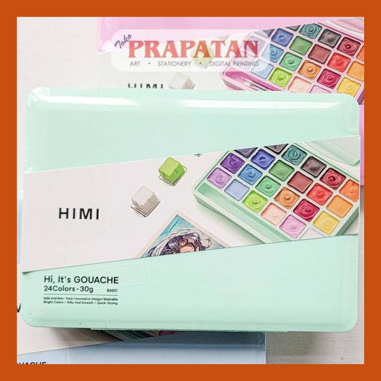 

[ PERALATAN LUKIS / GAMBAR ] MIYA HIMI GOUACHE 24 WARNA 30ML GOOD QUALITY