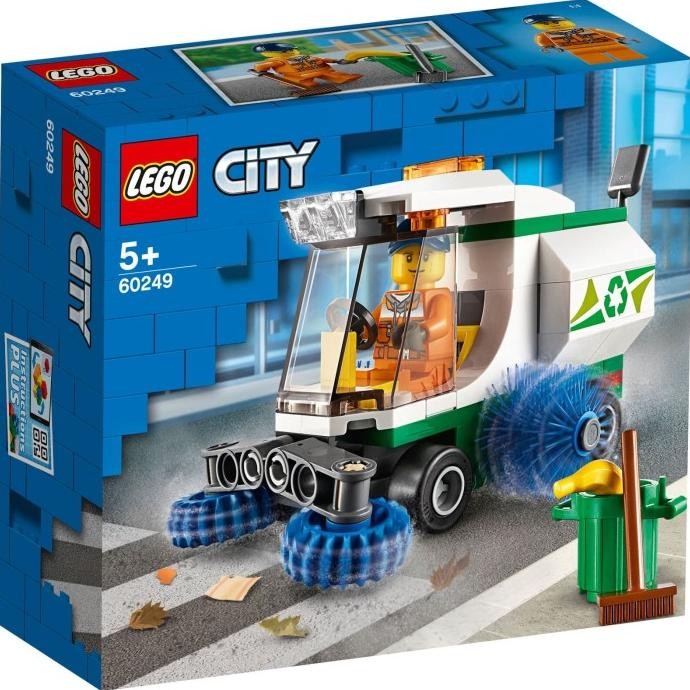 Lego City-60249 Street Sweeper Set Garbage Truck Car Motorcar Kid Toy Original Dan Terpercaya