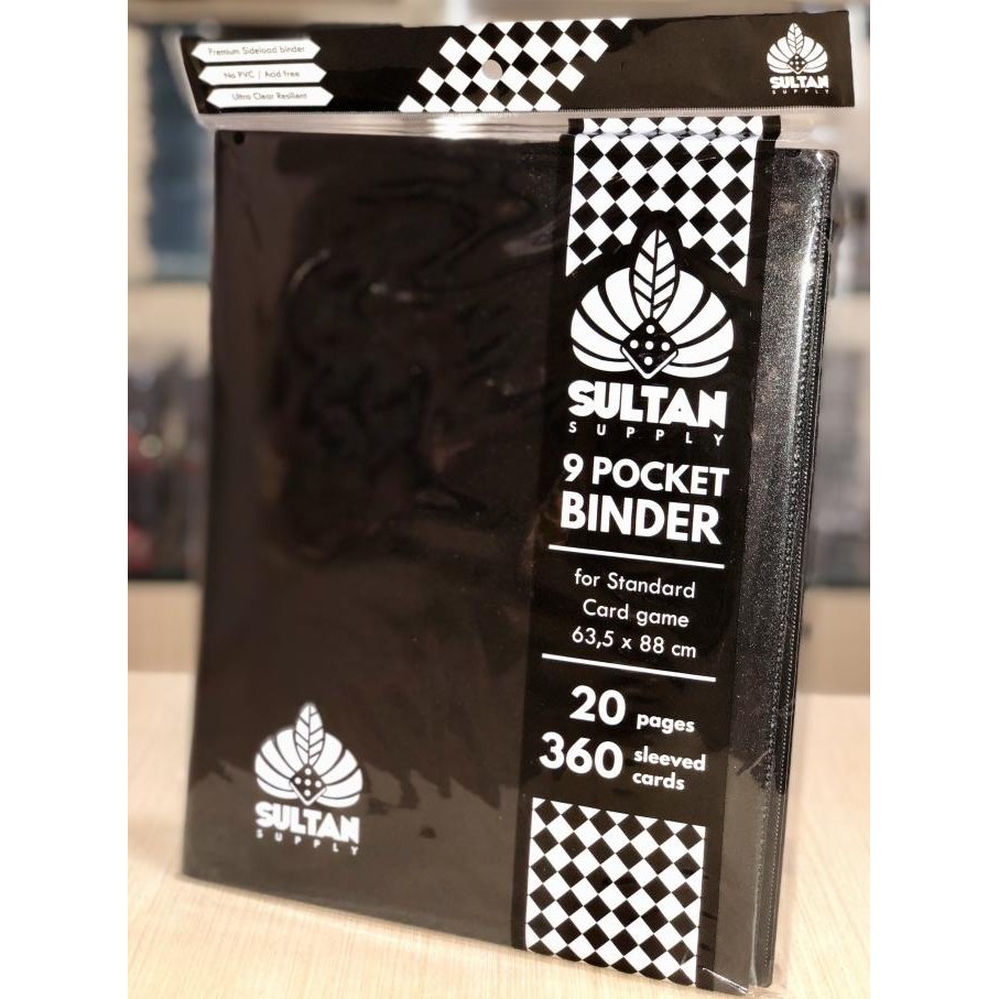 

Sultan 9-Pocket Binder Black Original Dan Terpercaya