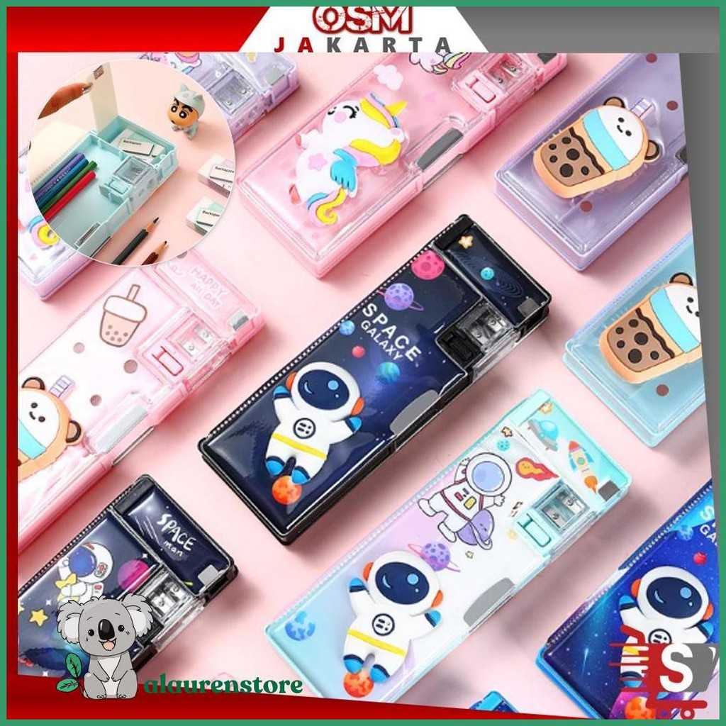 

Osm Jkt S5945 Kotak Pensil Case Magnet Untuk Anak Tk & Sd / Kotak Pensil Anak Lengkap Dengan Peruncing / Tempat Pensil Karakter Murah