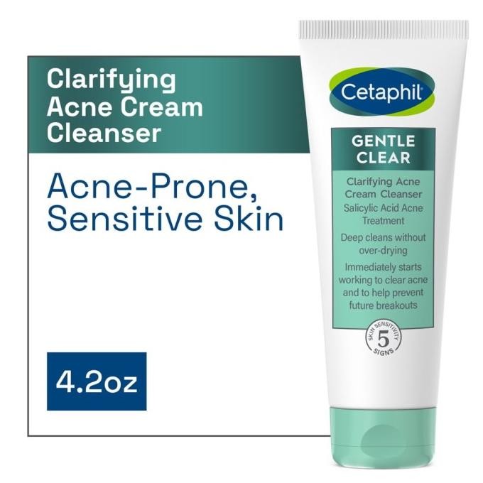 Cetaphil Acne Cleanser Pore Clearing Cleanser Moisturizer -_inky
