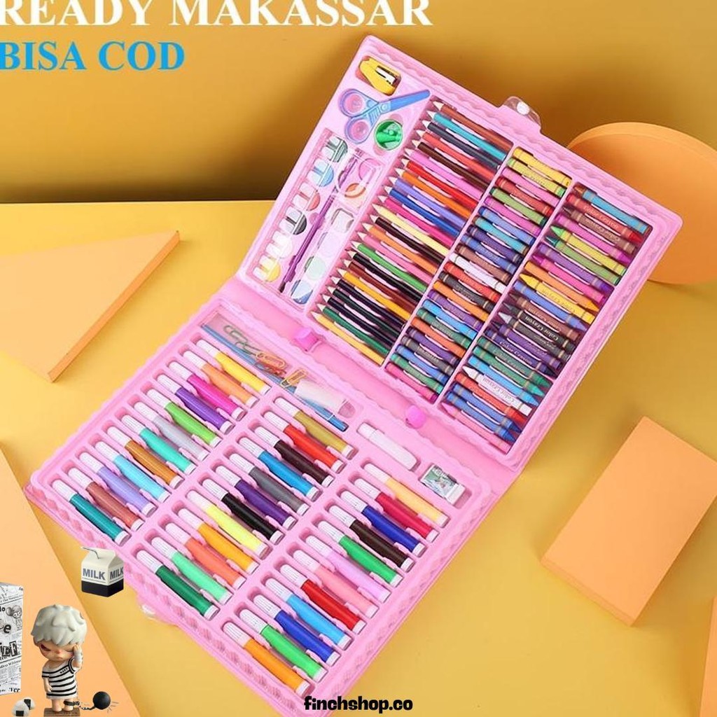 

Art Set 150 Pensil Warna Crayon / Krayon Set / Peralatan Melukis / Pensil Warna Set / Pensil Warna Cod