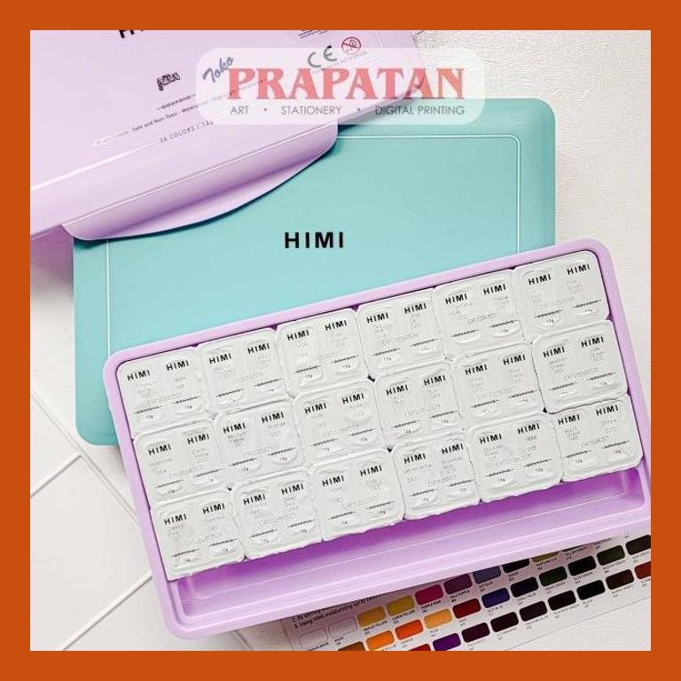 

[ PERALATAN LUKIS / GAMBAR ] MIYA HIMI GOUACHE 36/48C 12GR | CAT GOUACHE PACKING AMAN