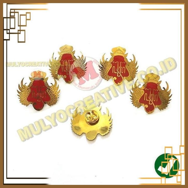 [MCV] LENCANA PIN LOGO KERATON JOGJA - PIN KERATON YOGYAKARTA 3.5 CM