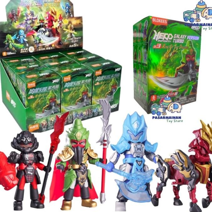 BLOKEES SUN WU GO KONG HERO INFINITY GALAXY VERSION TURBO 03 SUPER DEFORMED FIGURE MAINAN ORIGINAL O
