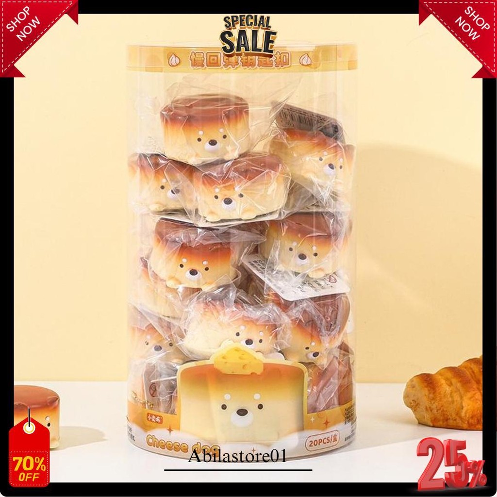Squishy Puppy Pancake Jumbo Dan Mini Super Cute Super Wangi Soft Slow Rising Good Quality [ Ready ] 