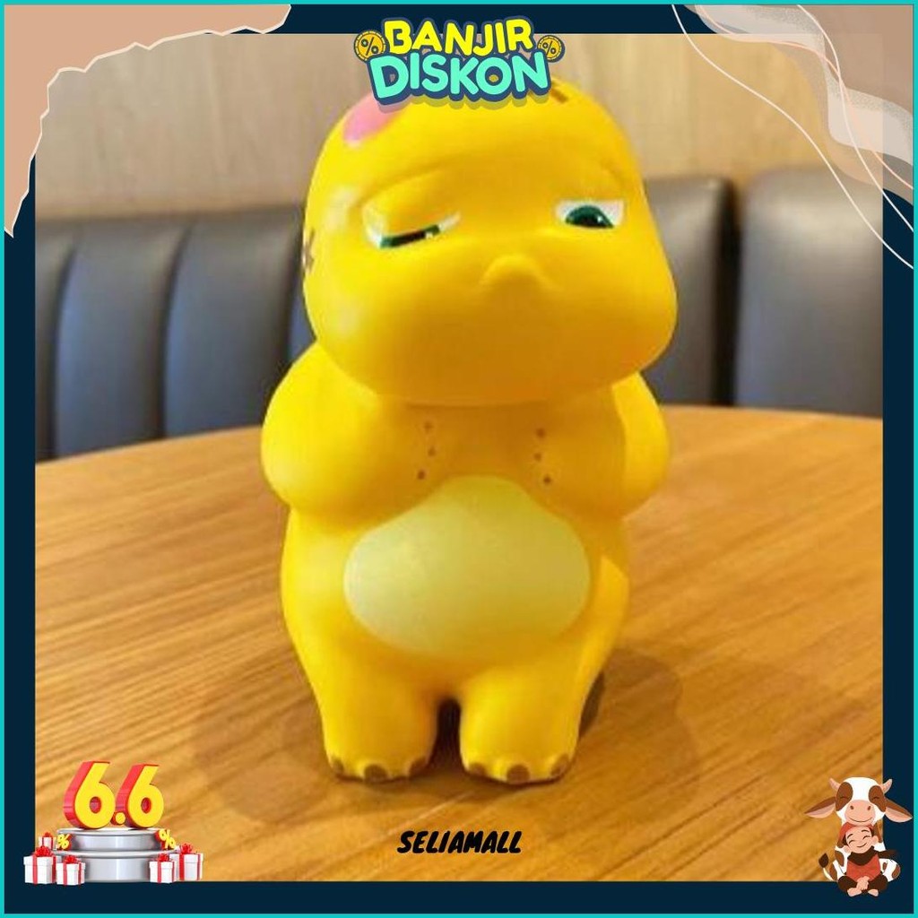 Mainan Squishy Nailong Dino Nailong/Mainan Penghilang Stres Nailong Terlaris