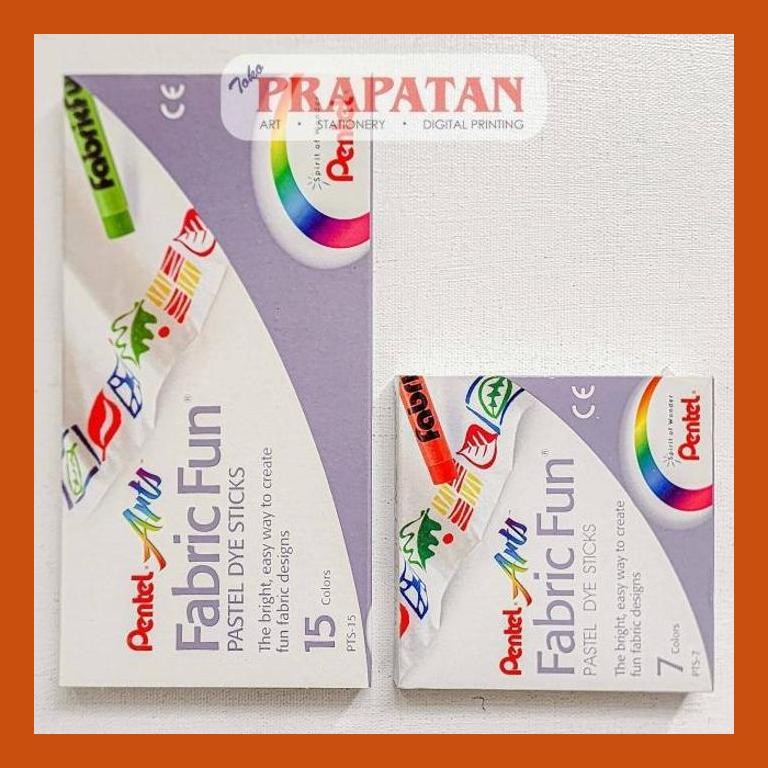 

[ PERALATAN LUKIS / GAMBAR ] PENTEL FABRIC FUN 15 WARNA SIAP KIRIM