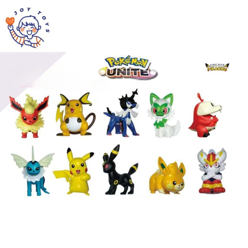 POKEMON UNITE 10 PCS FIGURE 190