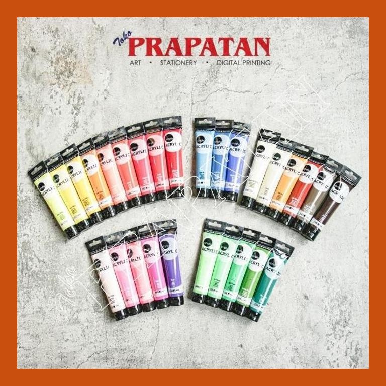 

[ PERALATAN LUKIS / GAMBAR ] CAT AKRILIK SIMPLY ACRYLIC PAINT DALER ROWNEY 75 ML PACKING AMAN