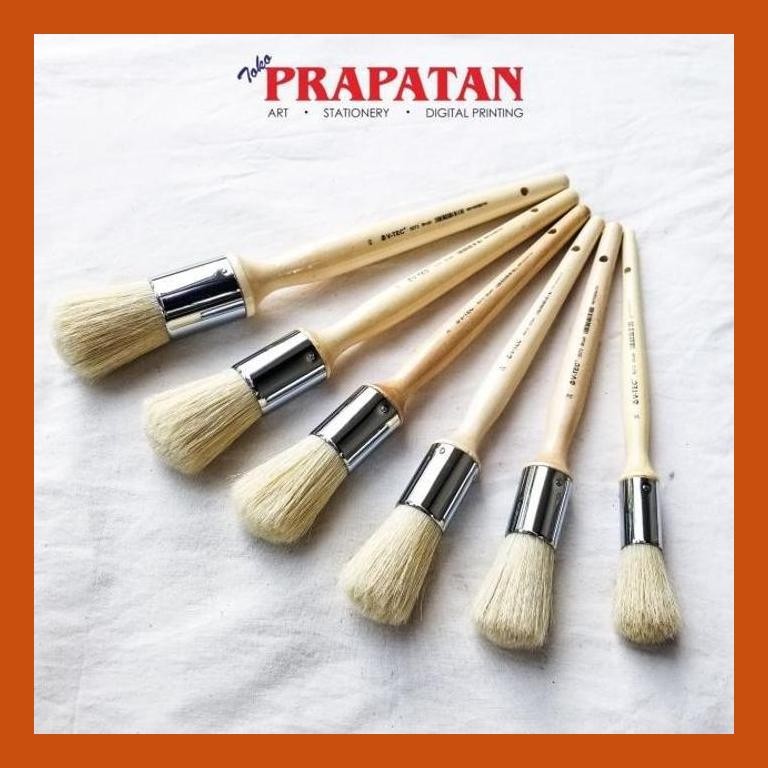 

[ PERALATAN LUKIS / GAMBAR ] KUAS LUKIS V-TEC B272 / V-TEC OIL PAINT BRUSH PACKING AMAN