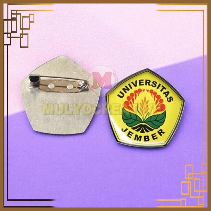 [MCV] PIN UNEJ LENCANA PIN LOGO UNIVERSITAS JEMBER