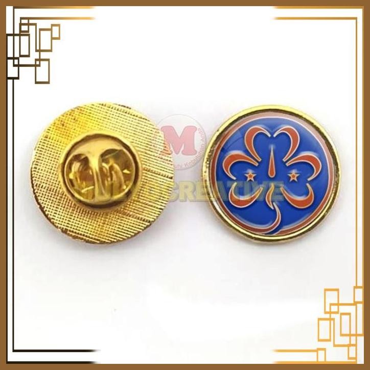 [MCV] GIRL SCOUT PHILIPPINES LAMINATED WORLD PIN GSP