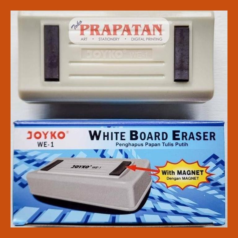 

[ PERALATAN LUKIS / GAMBAR ] JOYKO WHITE BOARD ERASER WE-1 WITH MAGNET | PENGHAPUS PAPAN TULIS GOOD QUALITY