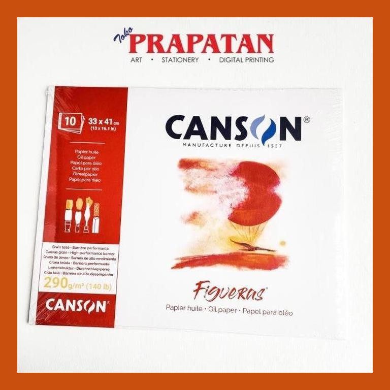 

[ PERALATAN LUKIS / GAMBAR ] CANSON FIGUERAS OIL PAPER PAD PACKING AMAN