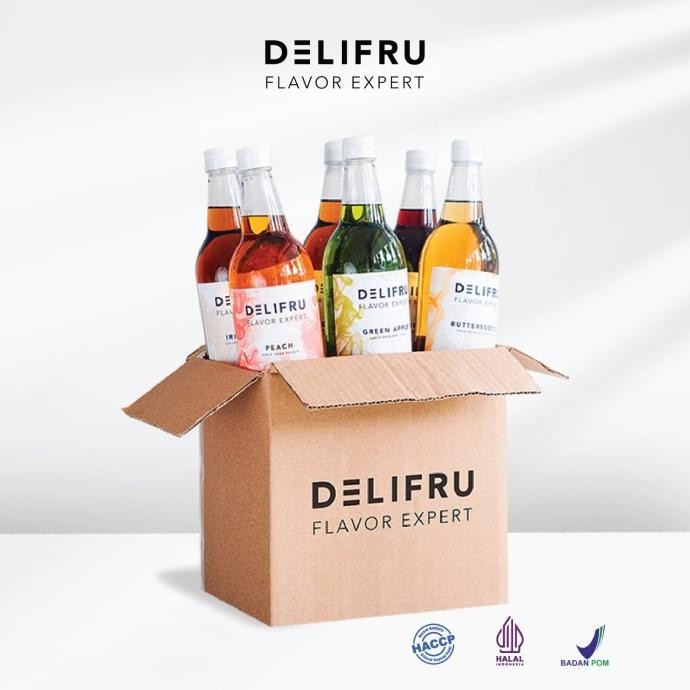 

SIRUP DELIFRU 1 BOX ISI 6 BOTOL / 6 LITER ORIGINAL DAN TERPERCAYA