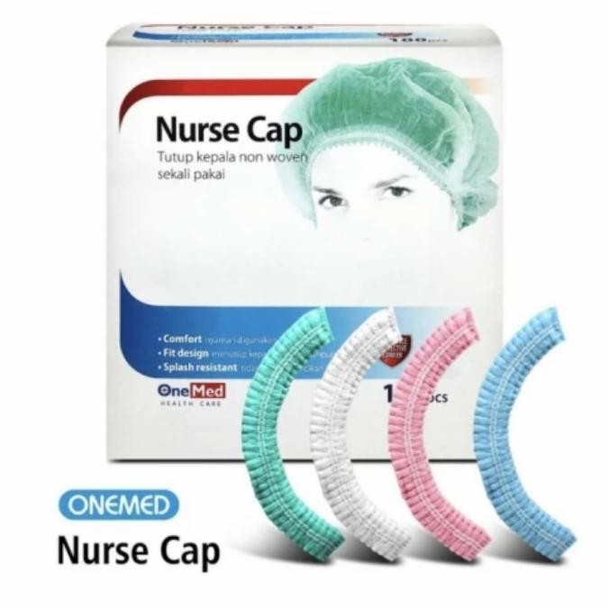 Nurse Cap Onemed Isi 100 Pcs / Nurse Cup Onemed / Hair Net