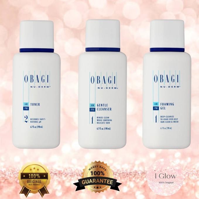 TERMURAH - OBAGI NUDERM NU DERM NU-DERM FOAMING GEL TONER GENTLE CLEANSER
