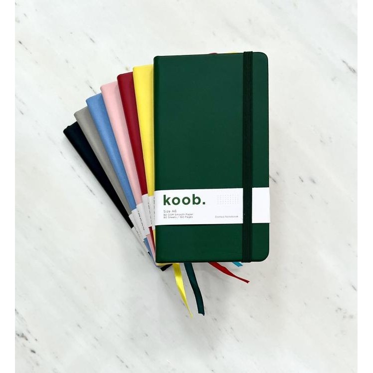 

A631 Koob. Hardcover Notebook A6+ Buku Tulis Titik Dotted Jurnal Diary
