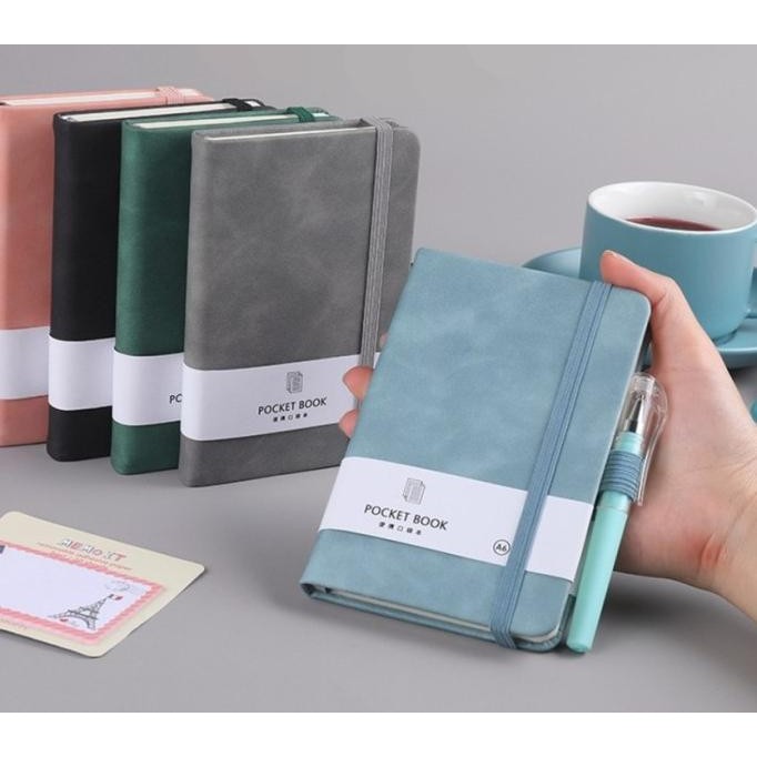 

Aimilo Notebook A6 Pocket Buku Diary Kecil Scrapbook Mini
