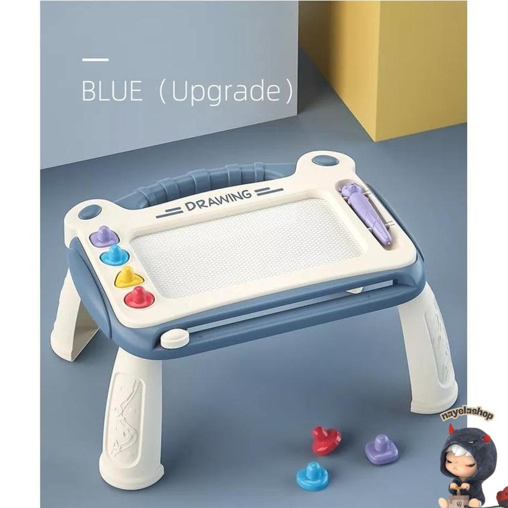 

Sejahtera Selalu - Meja Belajar Anak Gambar Magnetik Portable Anak Lukisan Seni Mewarnai/Papan Tulis Gambar Anak Promo