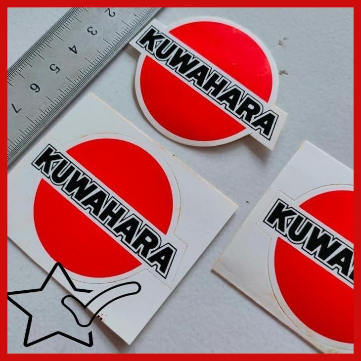 [RHV] STICKER DECAL SEPEDA KUWAHARA NOS OSBMX OLDSCHOOL BMX STANG FRAME SEAT