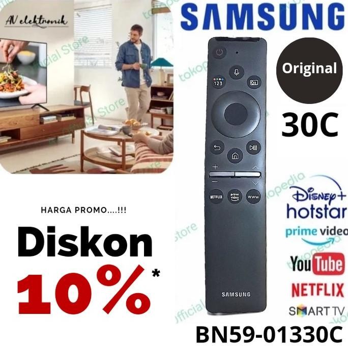 [Pasti Asli] Samsung remote remot smart tv 30C Lengkung Original voice control Smart
