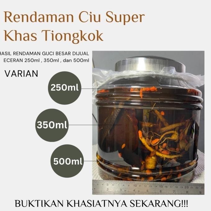 

TERMURAH - RENDAMAN CIU GINSENG, CORDYCEPS, KELAMIN RUSA, NAGA LAUT, KUDA LAUTDLL