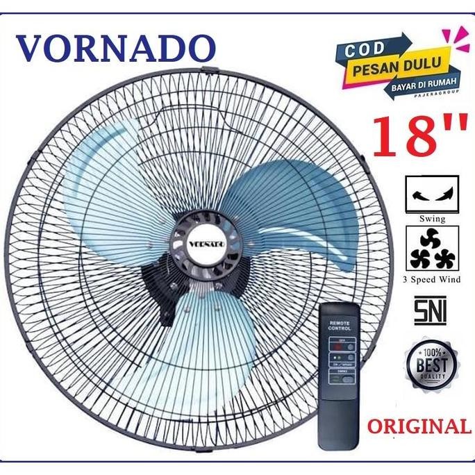 KIPAS ANGIN VORNADO VORNADO/ WALL FAN VORNADO RHFW-45 (18")+ REMOTE 1104T