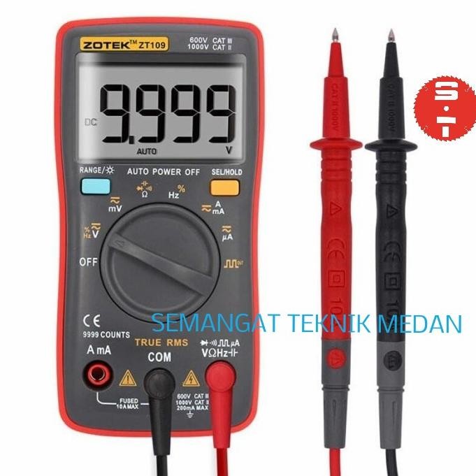 NEW ZT109 DIGITAL MULTIMETER MULTITESTER AVOMETER LCD DISPLAY ZOTEK ZT 109