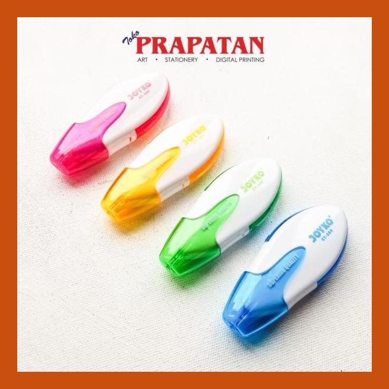 

[ PERALATAN LUKIS / GAMBAR ] JOYKO CORRECTION TAPE CT-509 / TIP EX KERTAS GOOD QUALITY